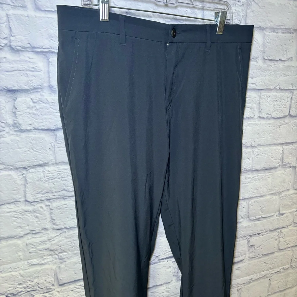 Primo Golf Mens 36 Regular Jogger Pants Performance Tapered Zip Ankle Gray